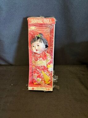Japanese Ichimatsu Sophie 8” doll plastic in bad shape doll face dirty